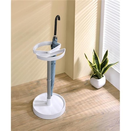 Kings Furniture Kings Furniture SR-1621-WH Umbrella Stand; White SR-1621-WH
